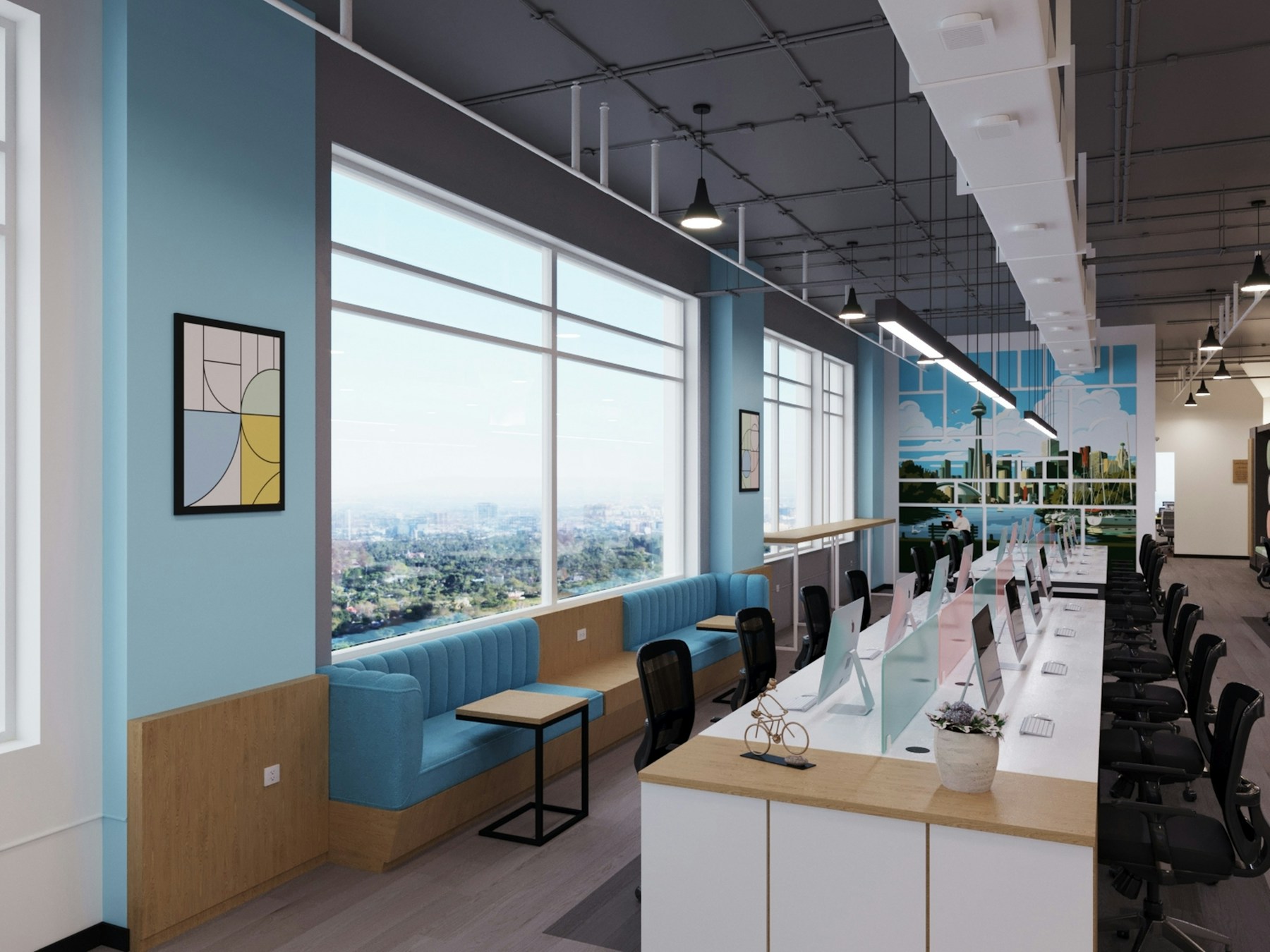 A modern shared workspace